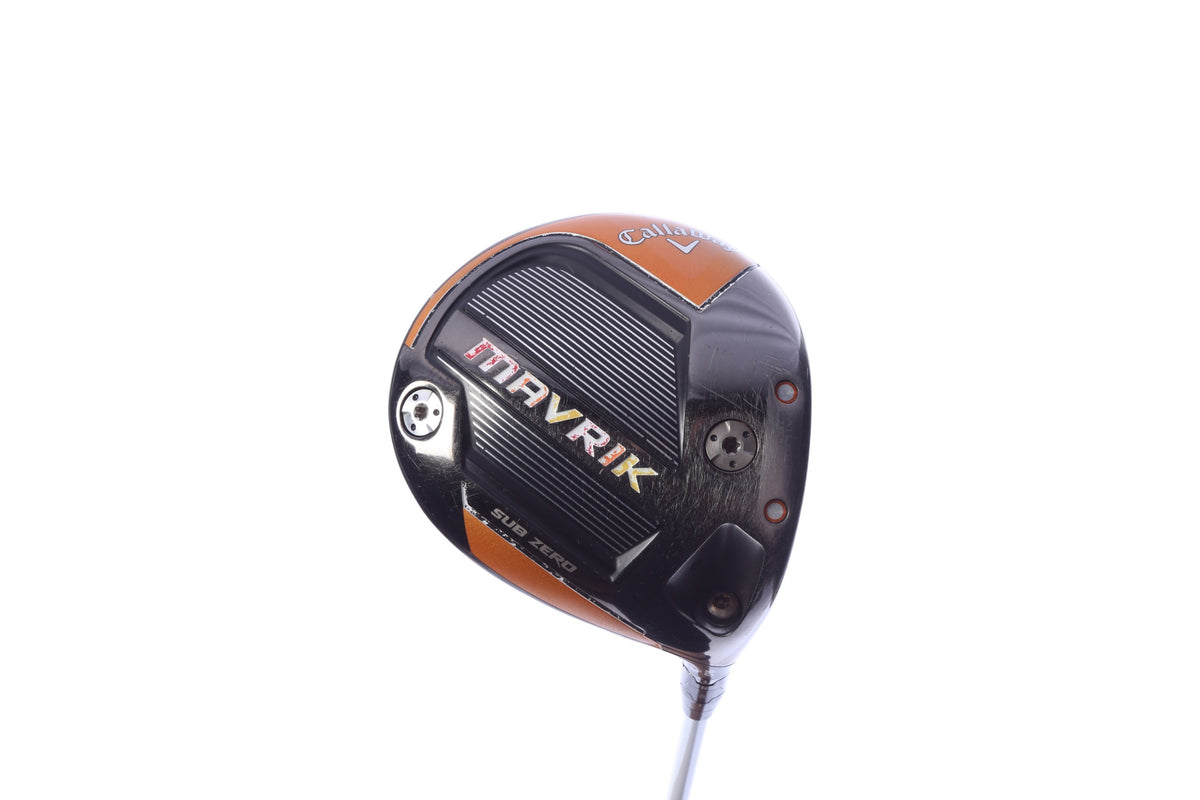 Used Callaway Mavrik Sub Zero Driver - 9 Degrees - Stiff Flex Fujikura Atmos Black - Right-Handed