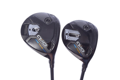 Used TaylorMade Qi10 Tour Wood Set - Right-Handed - 3W, 5W - Stiff Flex