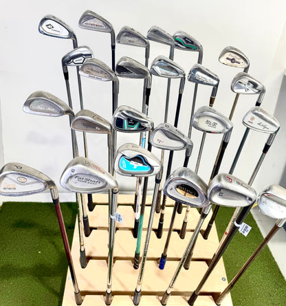 Wholesale Lot of 48 Golf Clubs - Right and Left-handed - Irons and Wedges-Next Round