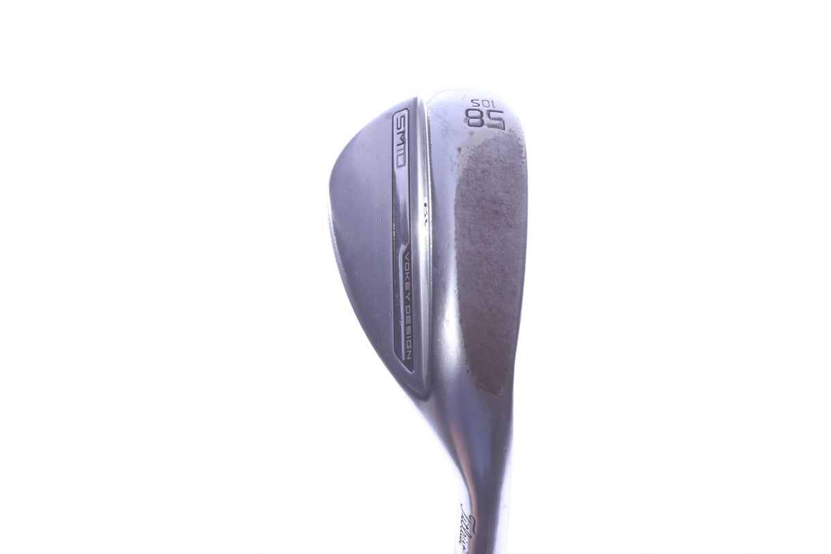 Used Titleist Vokey SM10 Tour Chrome Lob Wedge - Right-Handed - 58 Degrees - Stiff Flex