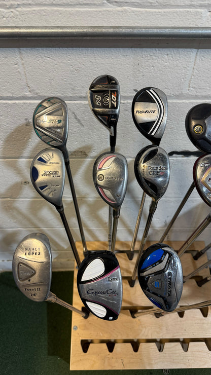 Wholesale Lot of 40 Golf Clubs - Assorted Hybrids-Next Round