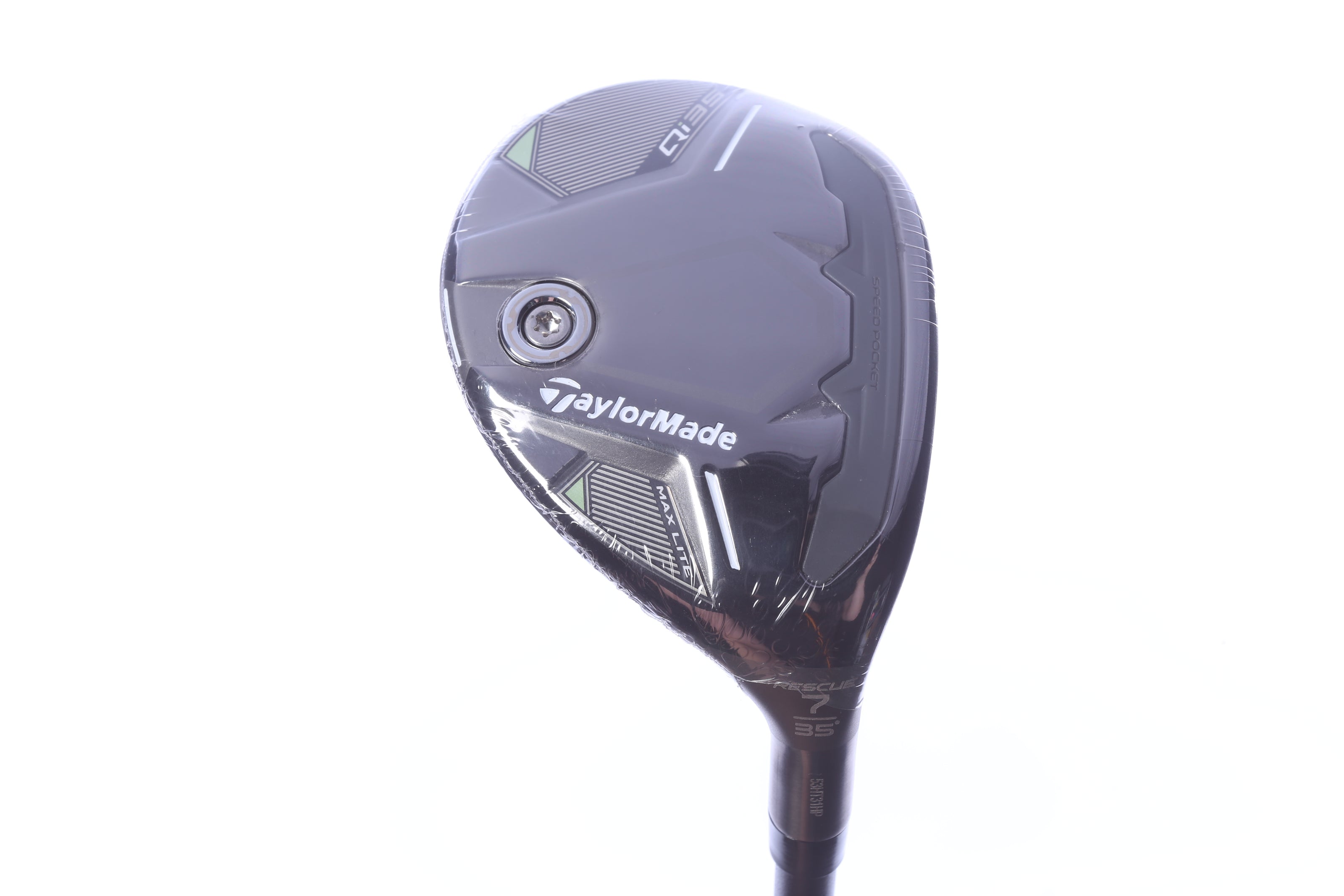 TaylorMade  Qi35 MAX Lite Rescue 7H Hybrid - Right-Handed - 35 Degrees - Regular Flex