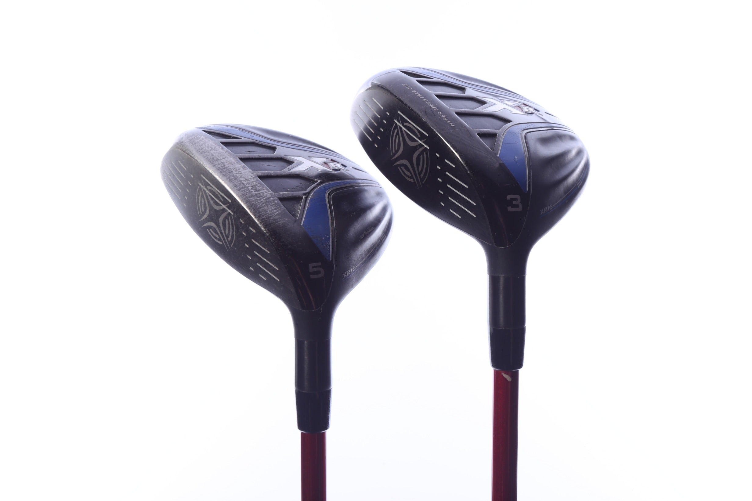 Used Callaway XR 16 Wood Set - Left-Handed - 3W, 5W - Regular Flex