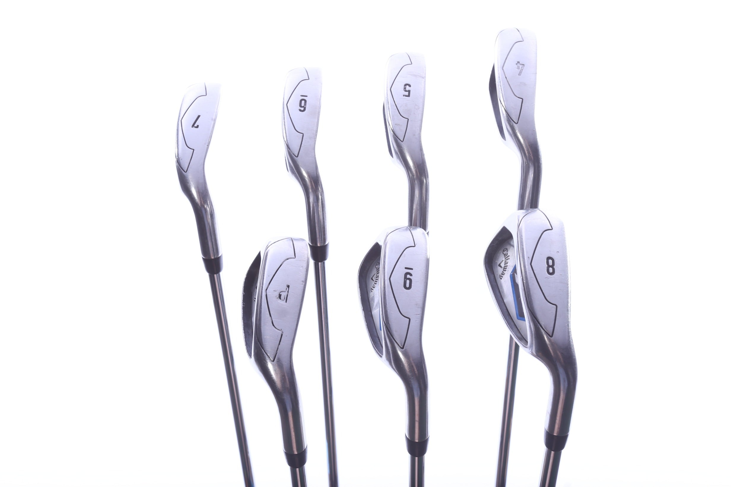Used Callaway X Series N416 Iron Set - Right-Handed - 4-PW - Uniflex Flex