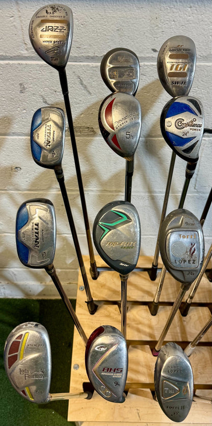 Wholesale Lot of 40 Golf Clubs - Assorted Hybrids-Next Round