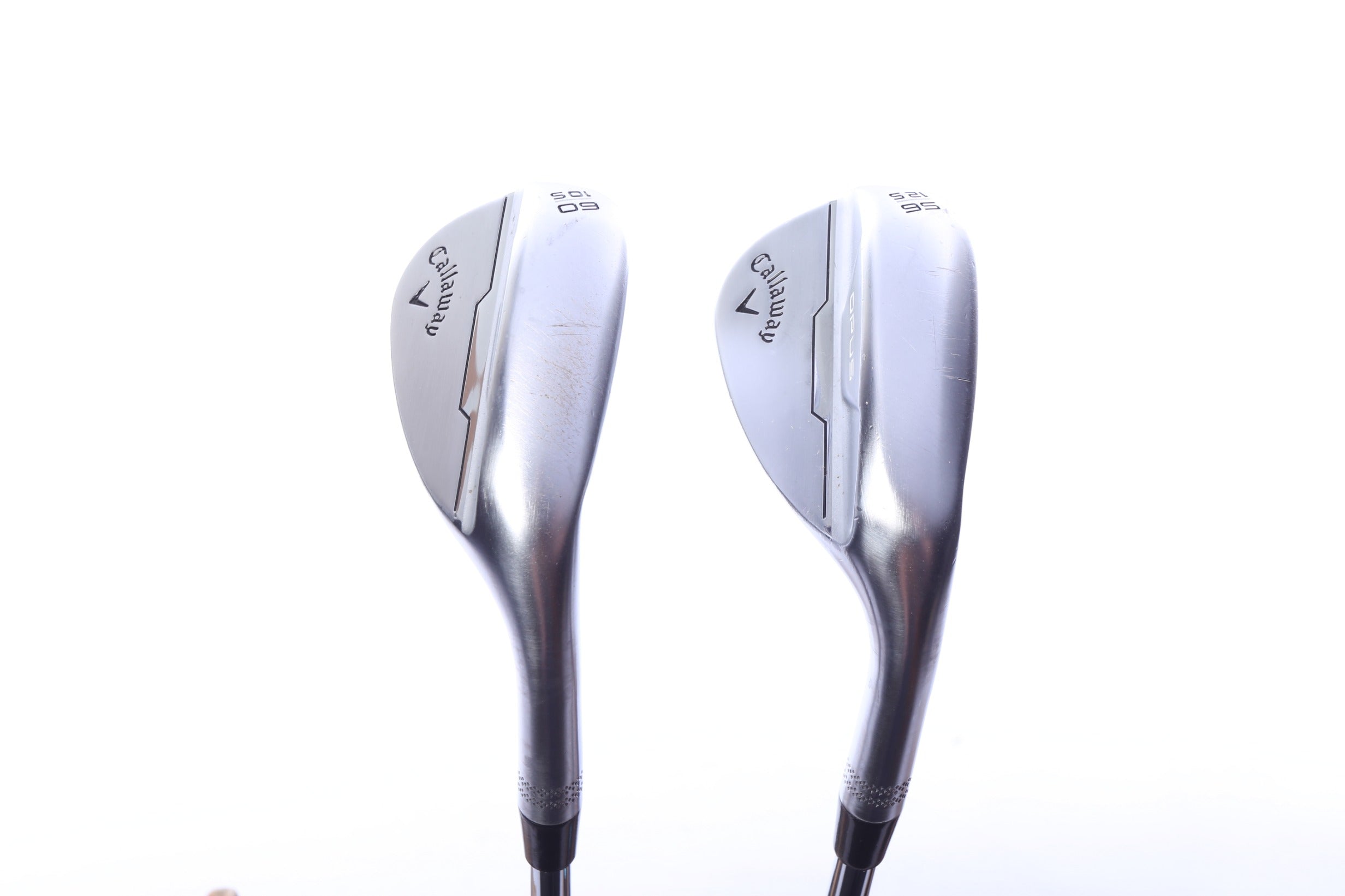 Used Callaway Opus Brushed Chrome Wedge Set - Right-Handed - 56*, 60* - Wedge Flex