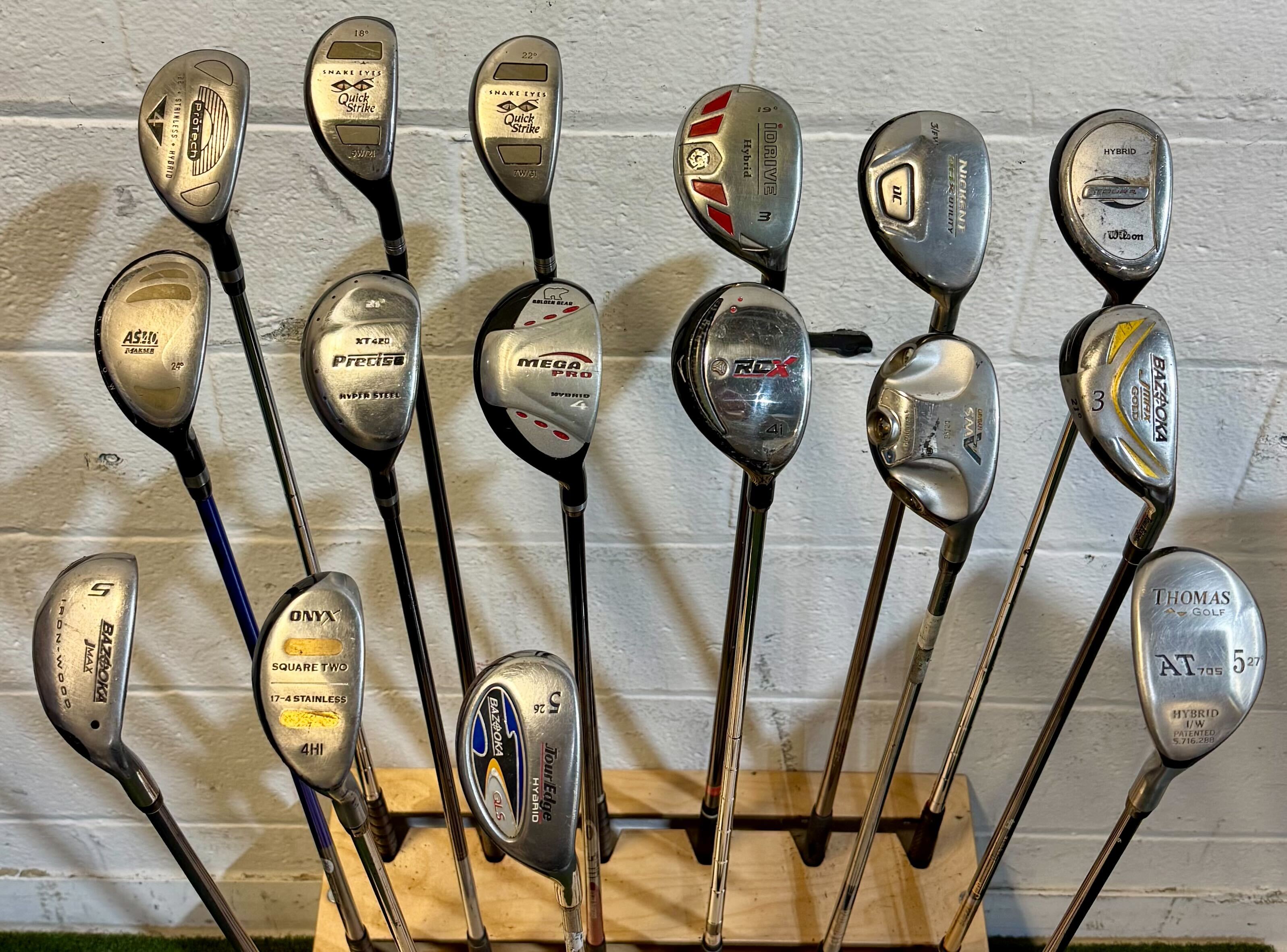 Wholesale Lot of 40 Golf Clubs - Assorted Hybrids-Next Round