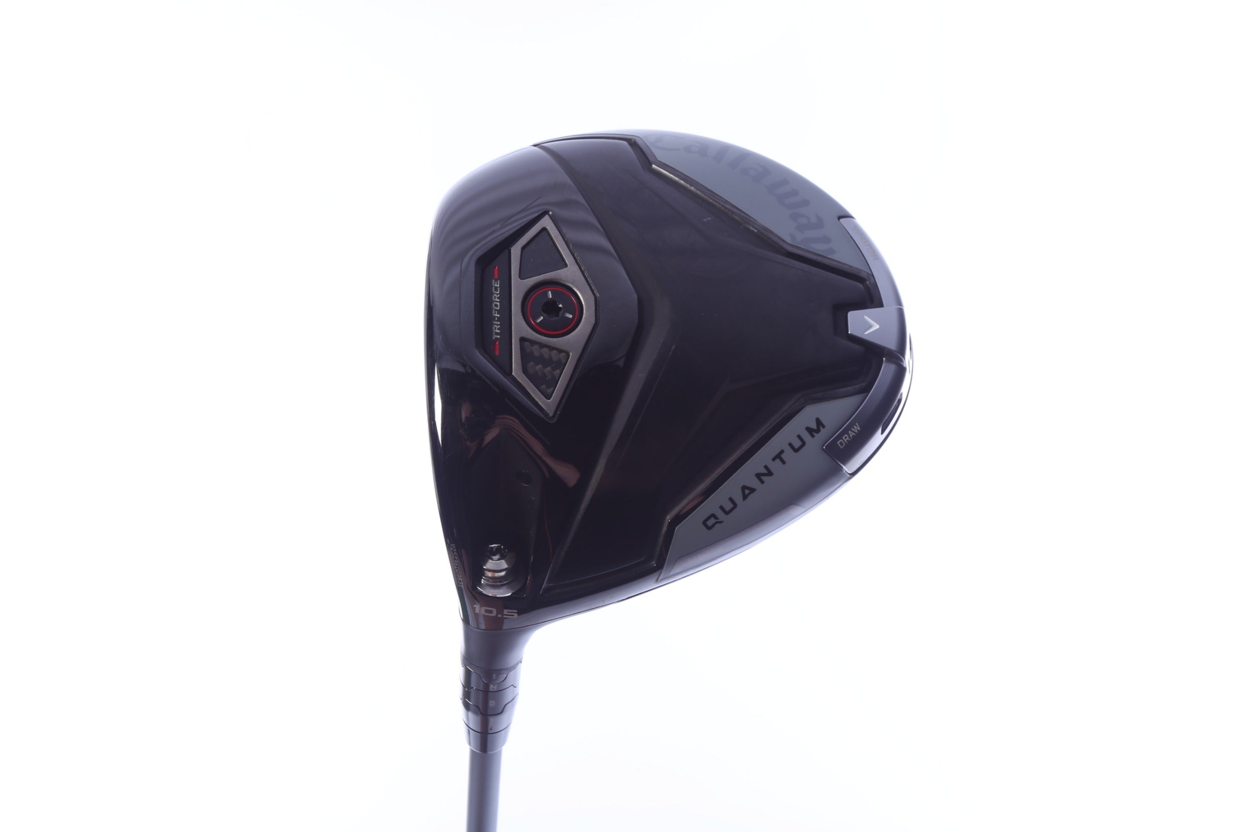 Used Callaway Quantum MAX Driver - 10.5 Degrees - Extra Stiff Flex Project X Denali Frost Silver - Left-Handed