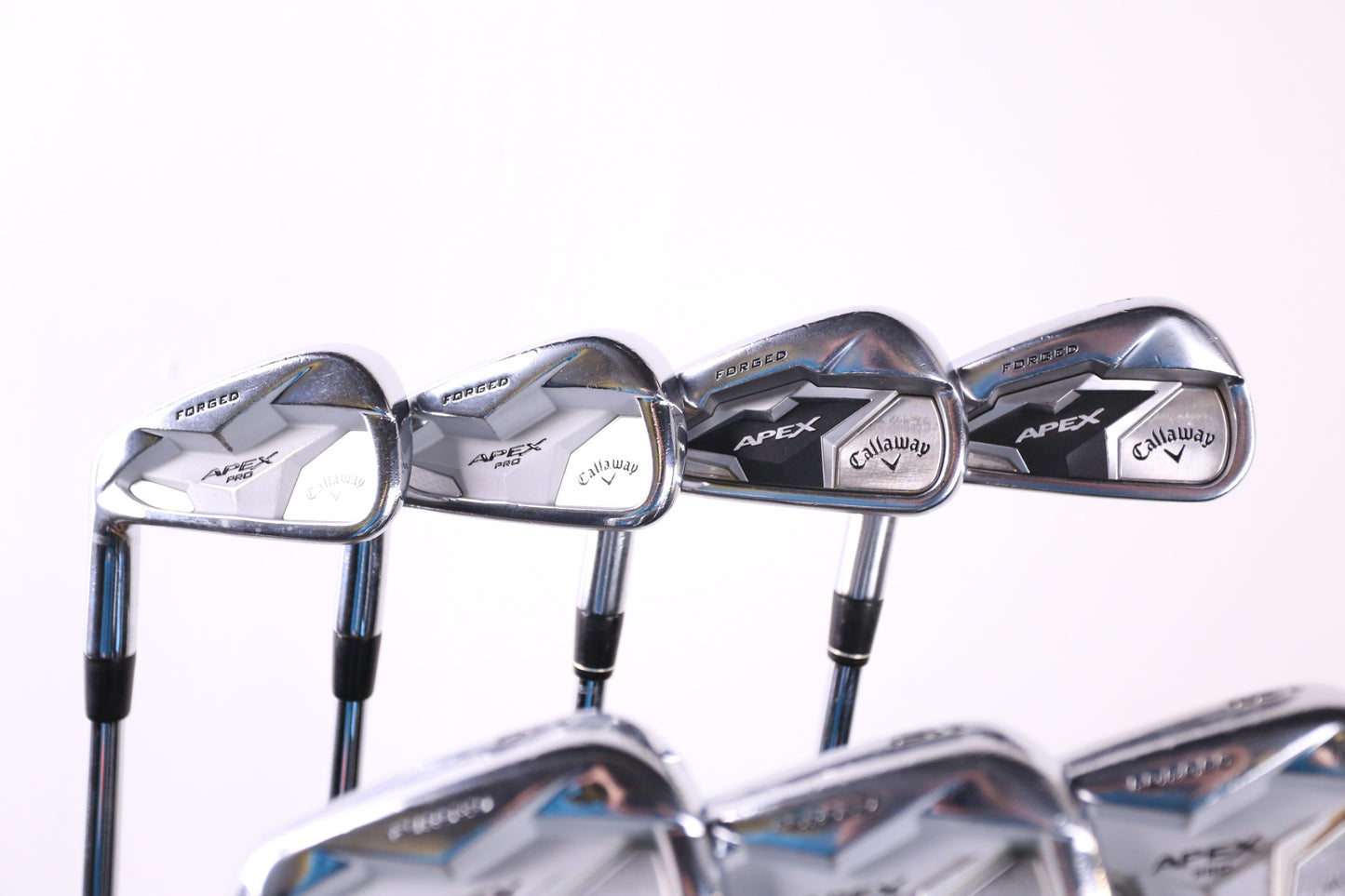 Used Callaway Apex Pro 19 Iron Set - Left-Handed - 4-PW - Stiff Flex