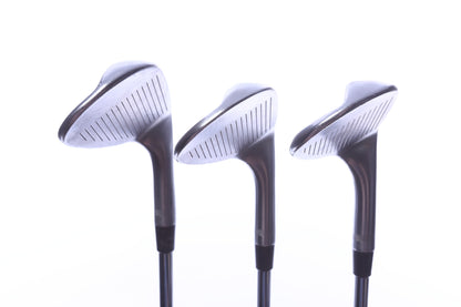 Used Titleist Vokey SM9 Tour Chrome Wedge Set - Left-Handed - 50*, 54*, 58* - Wedge Flex