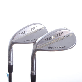 Used Titleist Vokey SM8 Tour Chrome Wedge Set - Left-Handed - 54*, 58* - Wedge Flex-Next Round