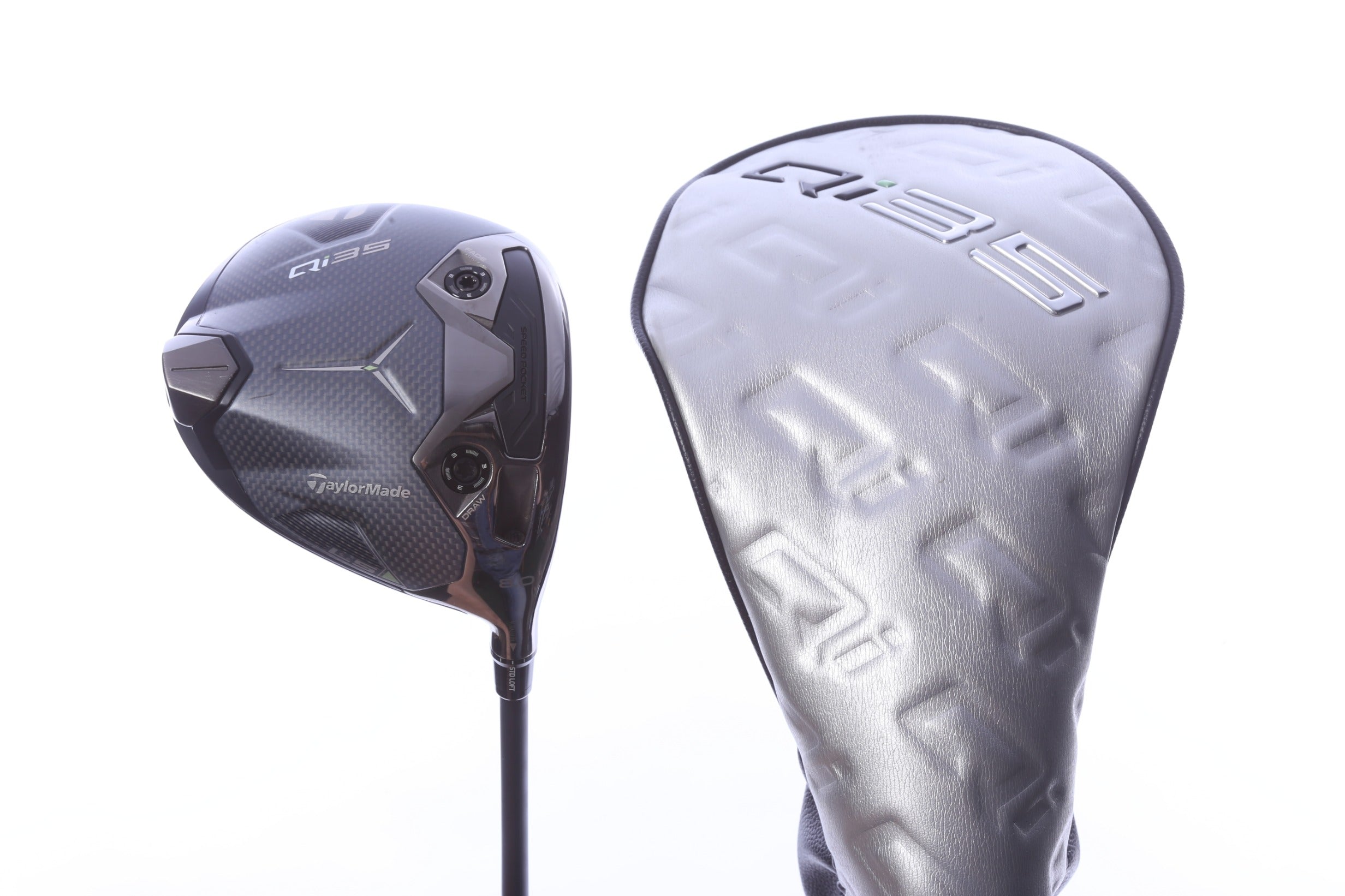 Used TaylorMade Qi35 LS Driver - 8 Degrees - Extra Stiff Flex Mitsubishi Kai'li White Darkwaves - Right-Handed-Next Round