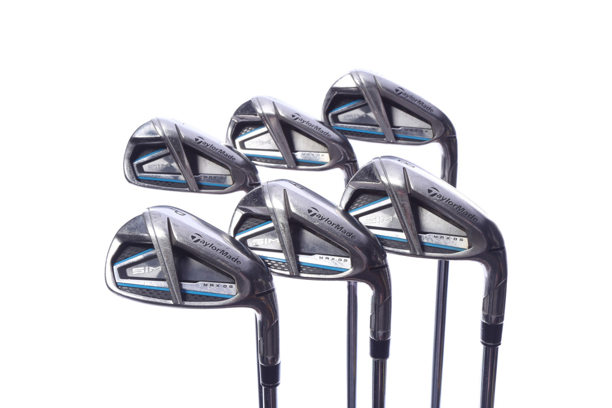 Used TaylorMade SIM2 MAX OS Iron Set - Right-Handed - 5-PW - Stiff Flex