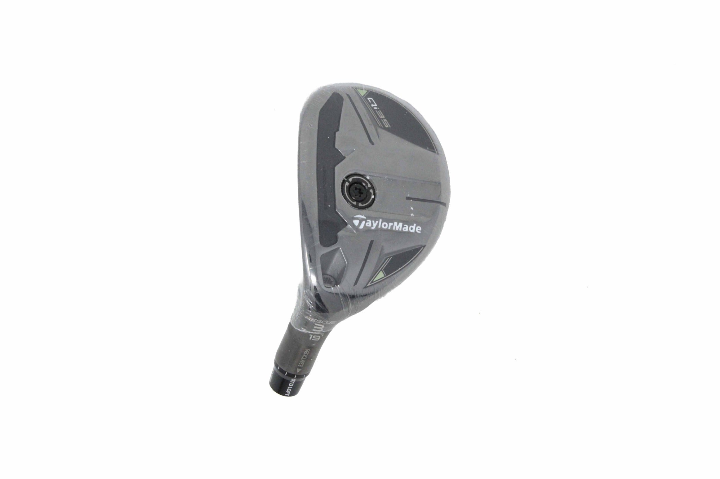 Used TaylorMade Qi35 MAX Rescue 3H - HEAD ONLY - Left-Handed - 19 Degrees-Next Round