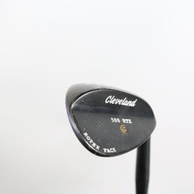 Used Cleveland 588 Forged RTX Black Pearl McDowell Argyle Ylw/Red Sand Wedge - Right-Handed - 56 Degrees - Stiff Flex-Next Round
