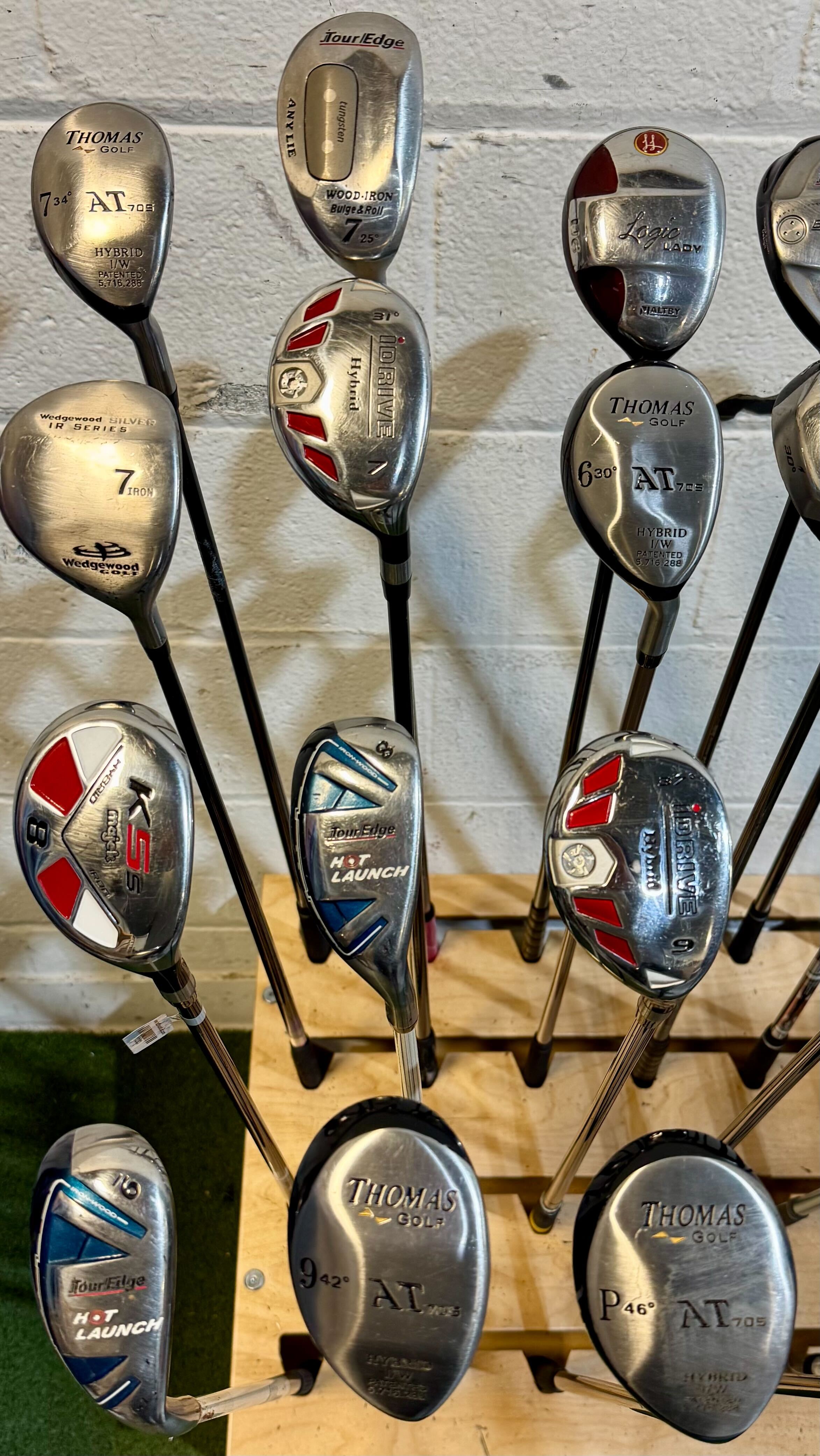 Wholesale Lot of 40 Golf Clubs - Assorted Hybrids-Next Round