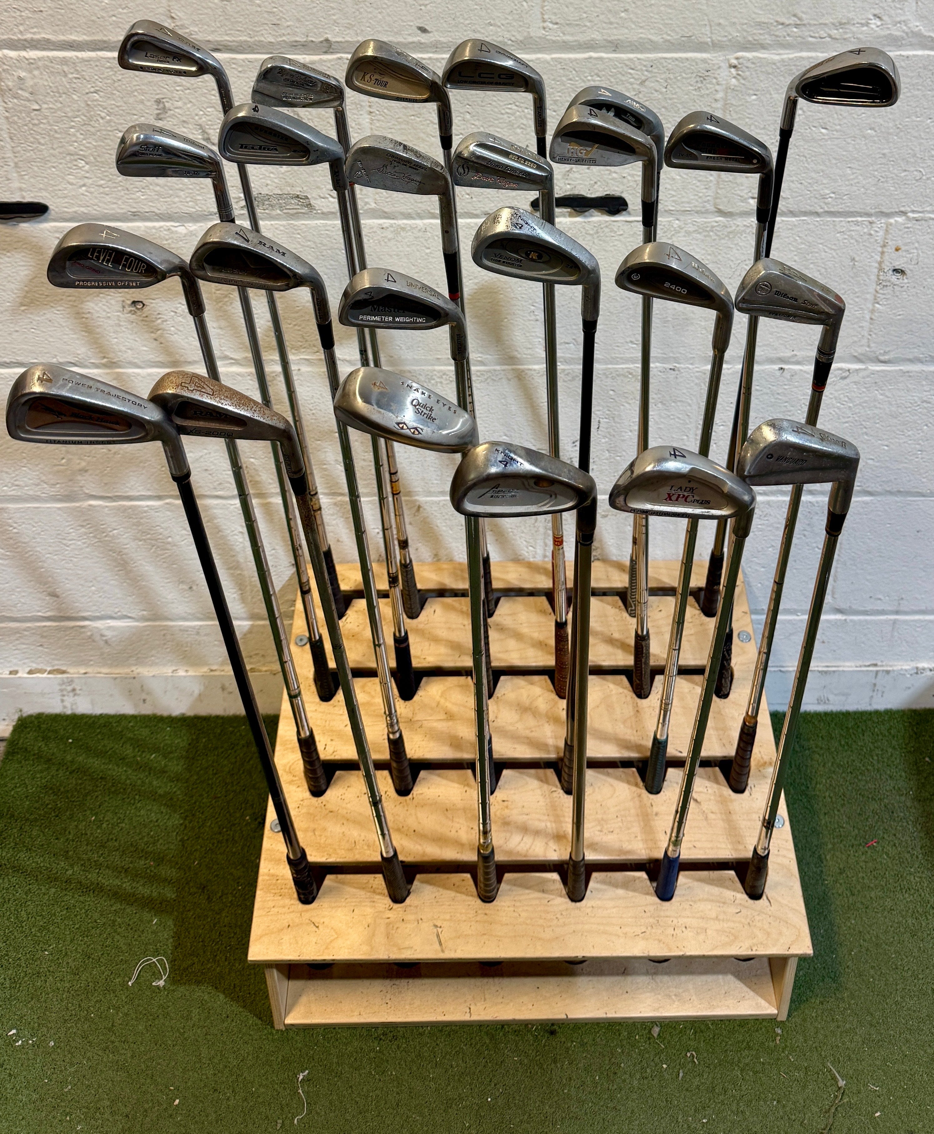 Wholesale Lot of 45 Golf Clubs - Assorted Single Irons-Next Round