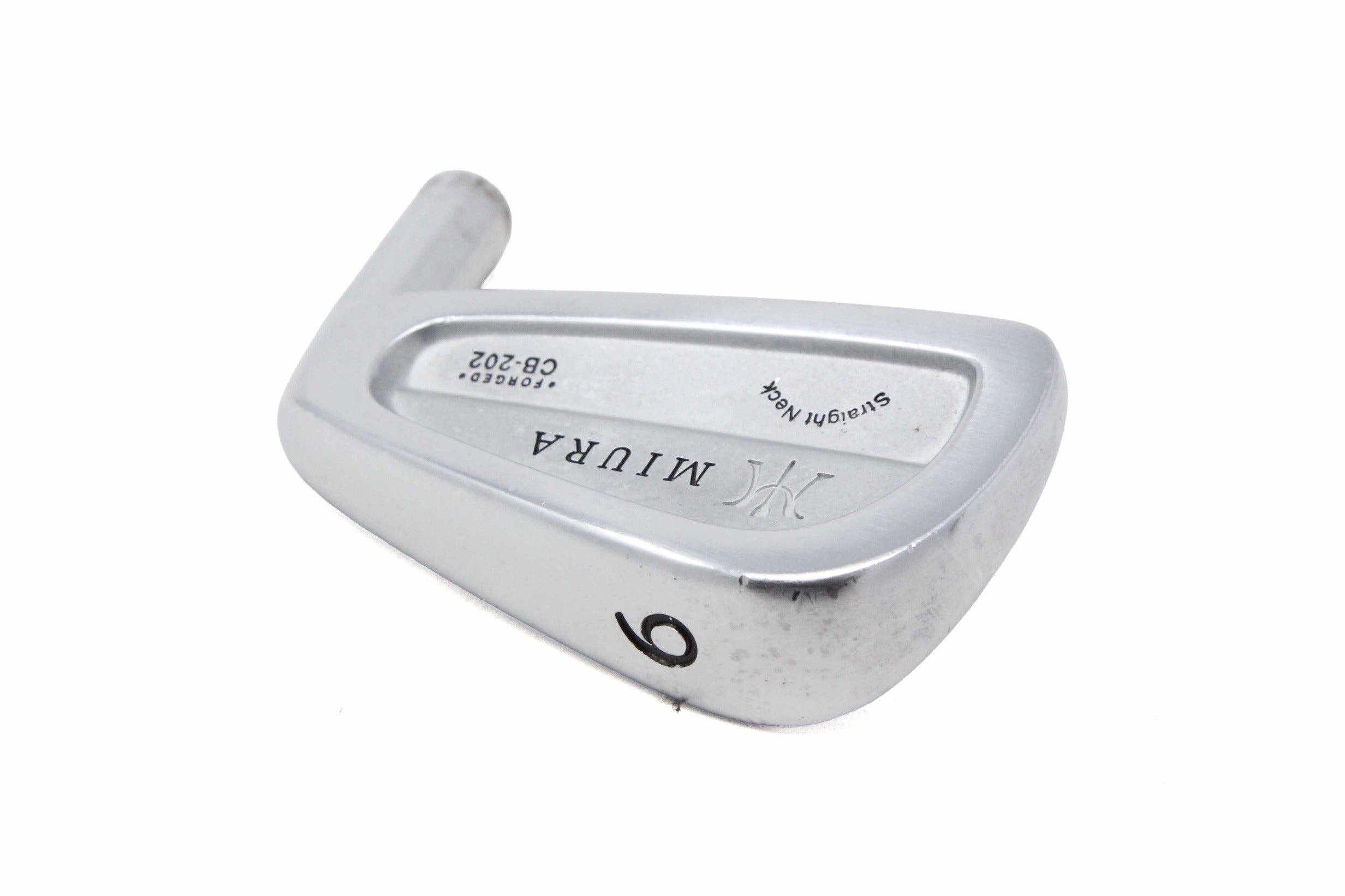 Used Miura Straight Neck CB-202 6-Iron - HEAD ONLY - Right-Handed - Degrees-Next Round