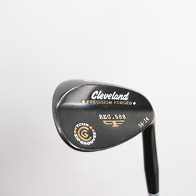 Used Cleveland 588 Forged Black Pearl Sand Wedge - Right-Handed - 56 Degrees - Stiff Flex