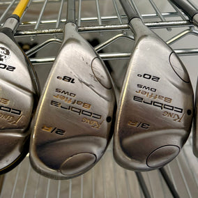 Wholesale Lot of 30 Golf Clubs - Cobra Fairway Woods & Baffler Hybrids-Next Round