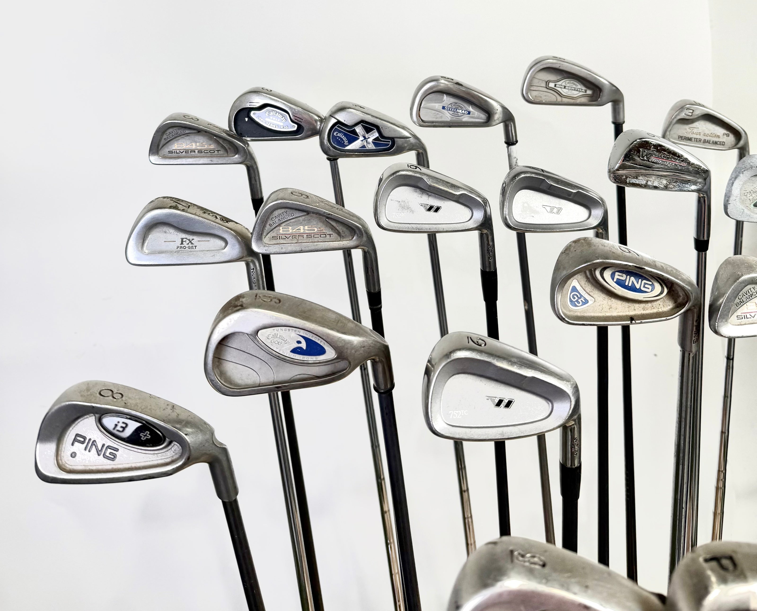 Wholesale Lot of 24 Golf Clubs - Right Handed - Assorted Irons and Wedges-Next Round
