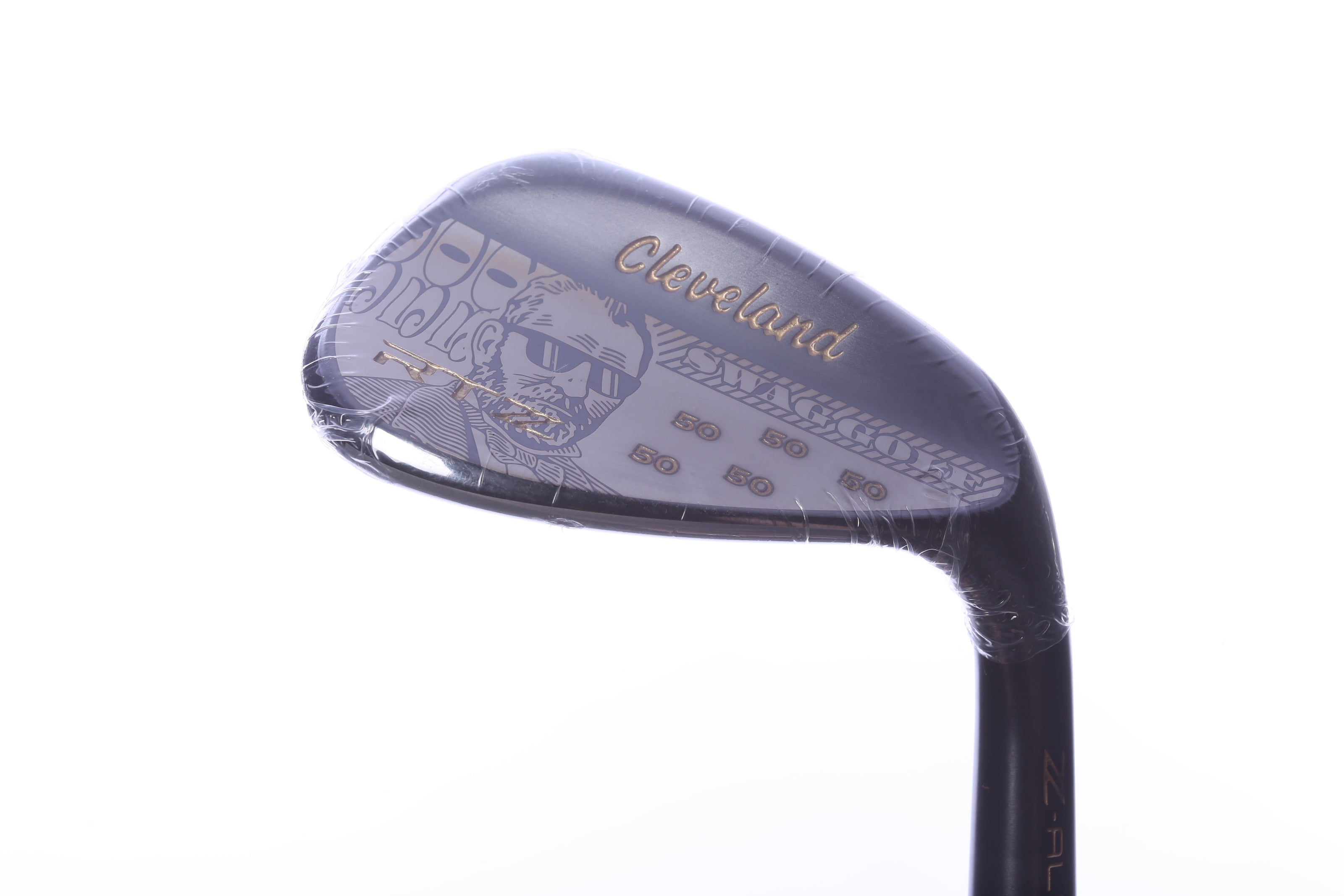 Used Cleveland  x Swag RTZ Black Satin Dollar Bill Gap Wedge - Right-Handed - 50 Degrees - Wedge Flex