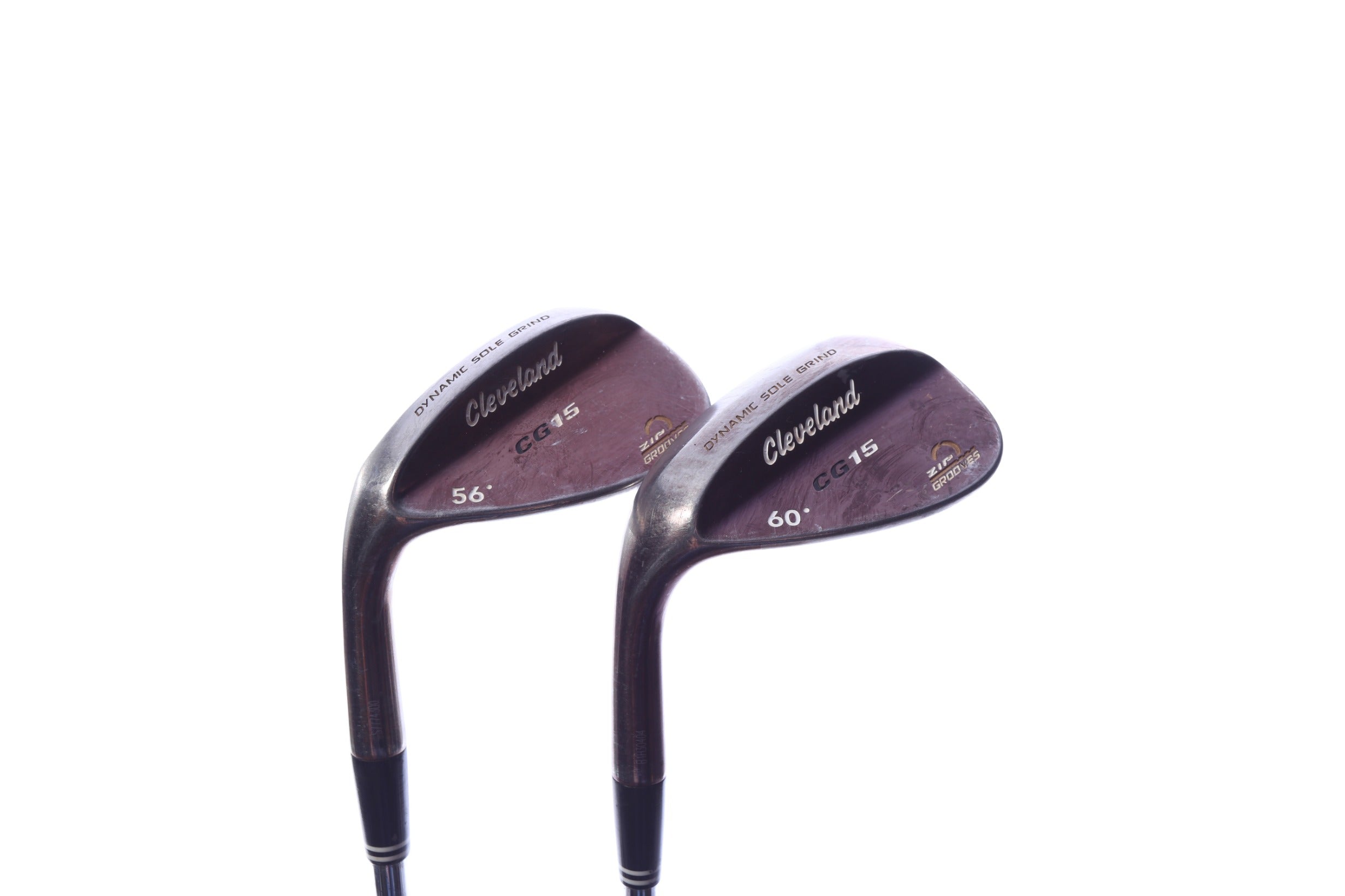 Used Cleveland CG15 Oil Quench Wedge Set - Left-Handed - 56*, 60* - Wedge Flex