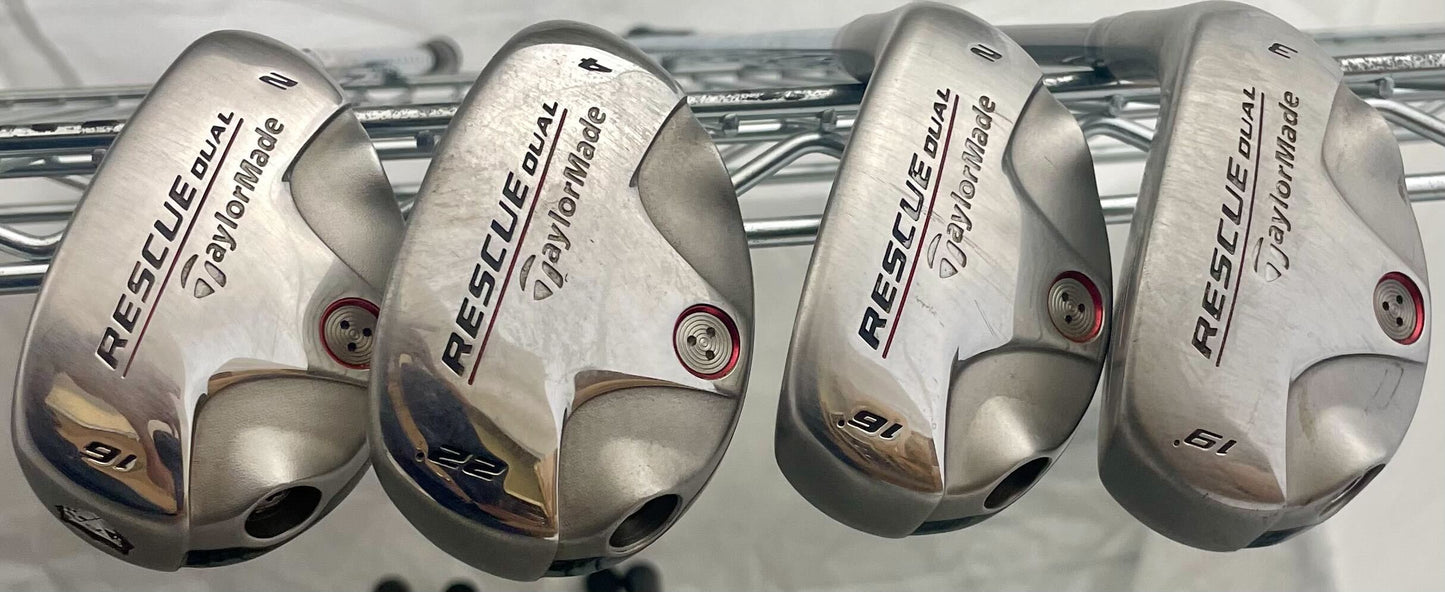 Wholesale Lot of 20 Golf Clubs - TaylorMade Rescue Dual Hybrids-Next Round