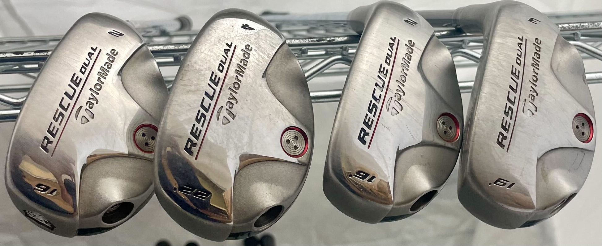 Wholesale Lot of 20 Golf Clubs - TaylorMade Rescue Dual Hybrids-Next Round