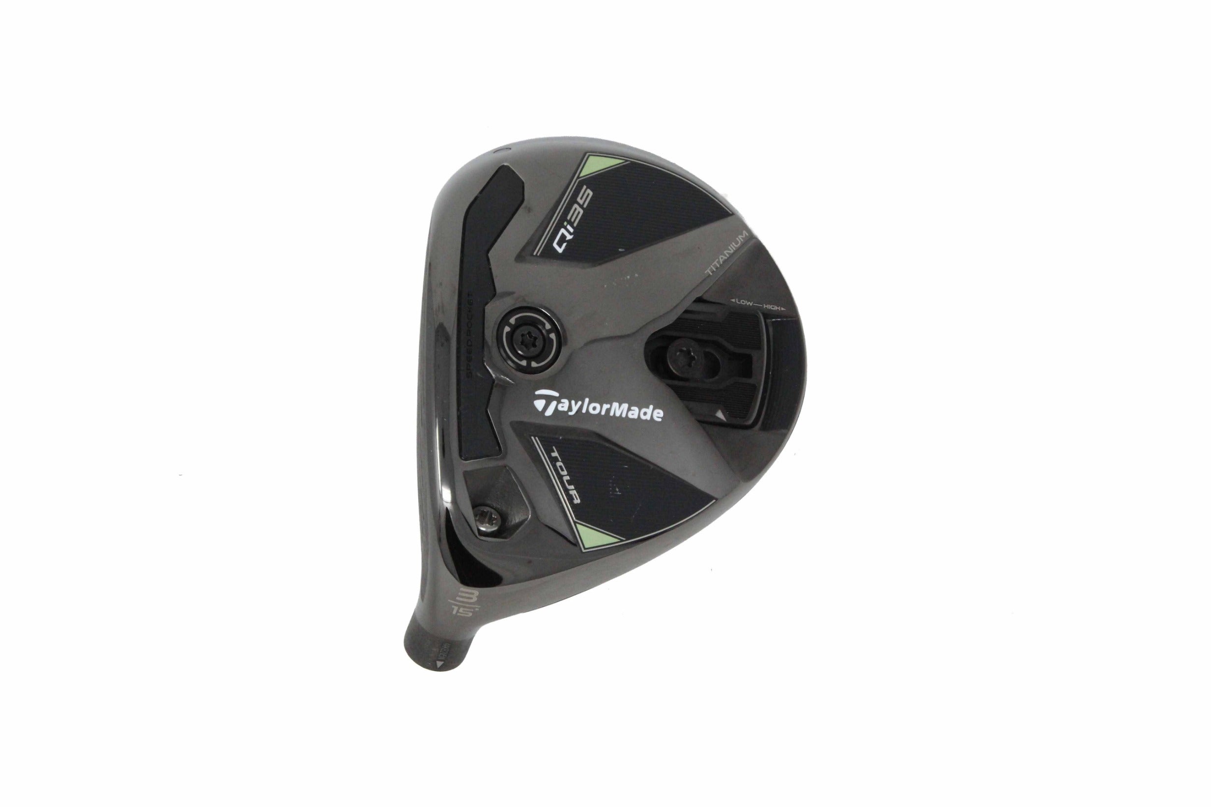 Used TaylorMade Qi35 Tour 3-Wood - HEAD ONLY - Left-Handed - 15 Degrees