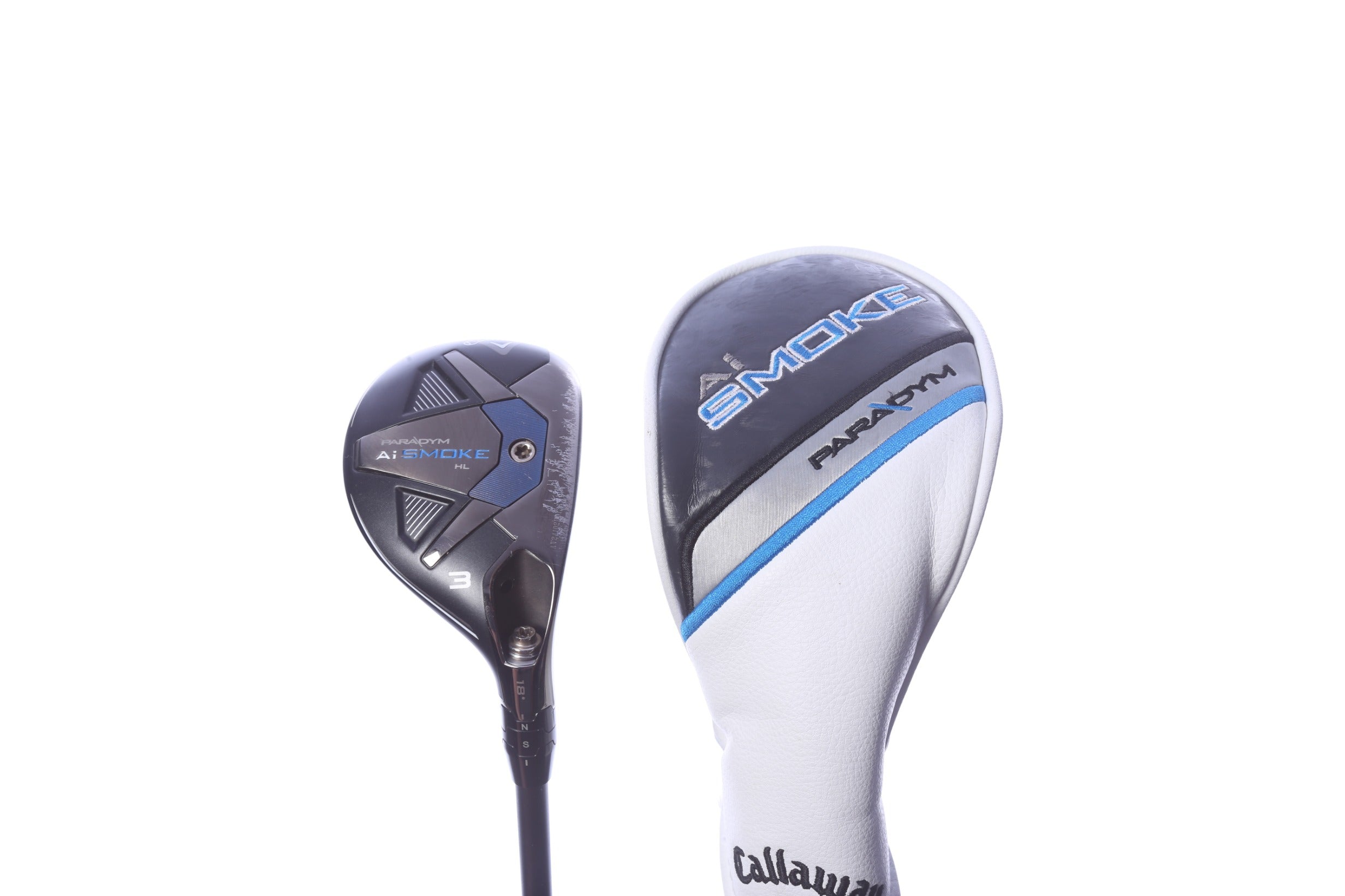 Used Callaway Paradym Ai Smoke HL 3H Hybrid - Right-Handed - 18 Degrees - Regular Flex