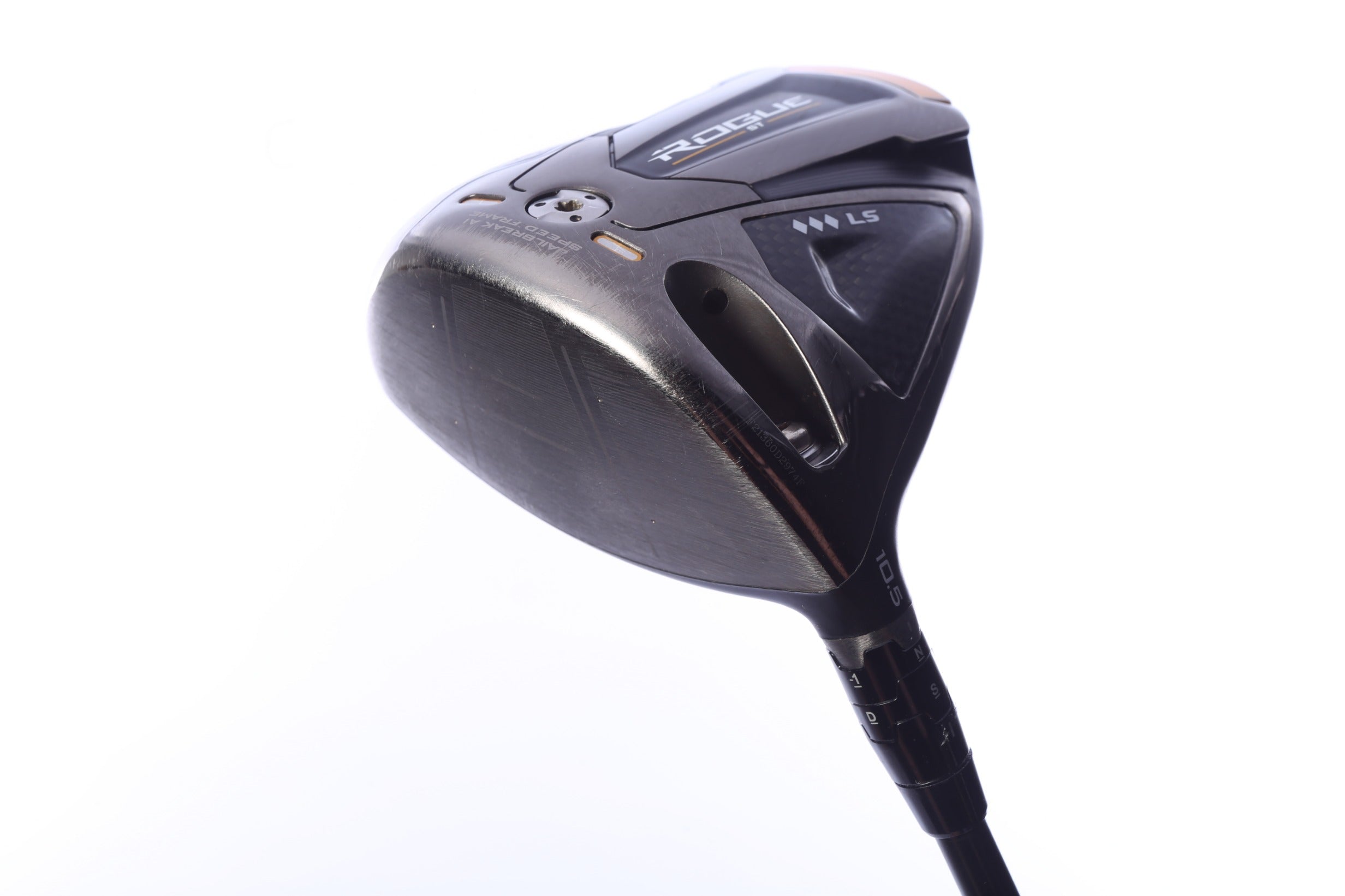 Used Callaway Rogue ST Triple Diamond LS Driver - 10.5 Degrees - Stiff Flex Mitsubishi Tensei AV White - Left-Handed