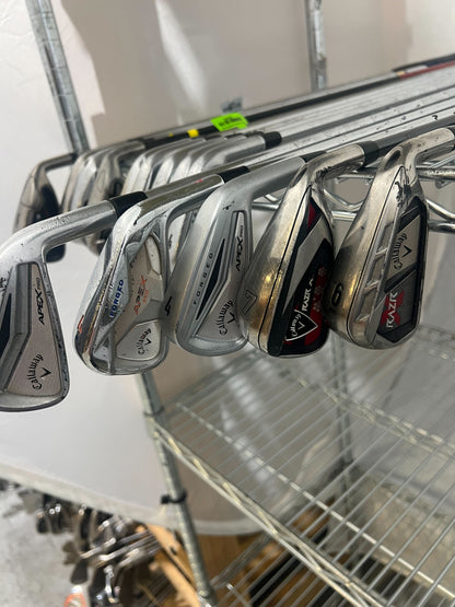 Wholesale Lot of 25 Golf Clubs - Premium Callaway Single Irons-Next Round