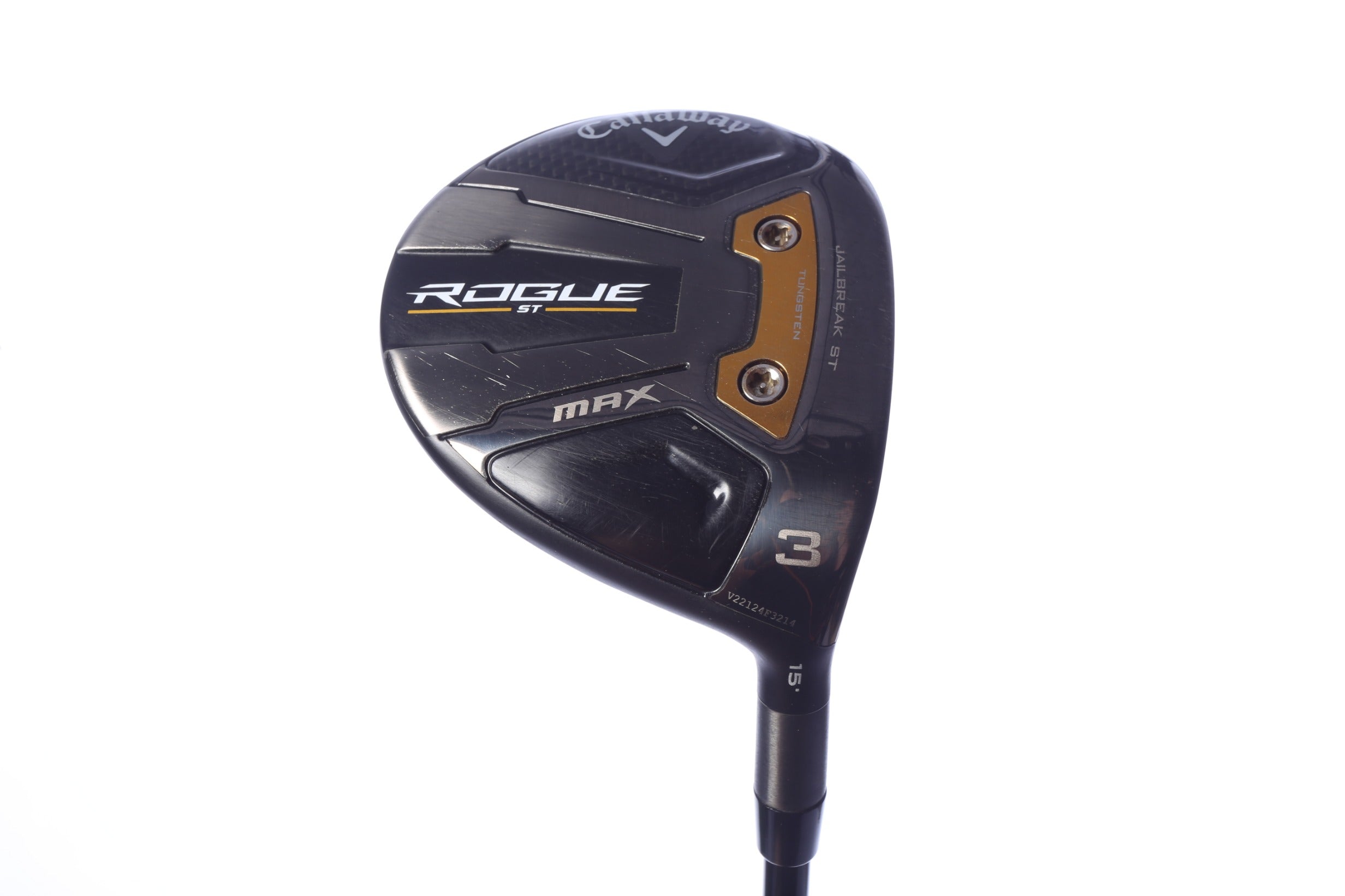 Used Callaway Rogue ST MAX 3-Wood - Right-Handed - 15 Degrees - Stiff Flex