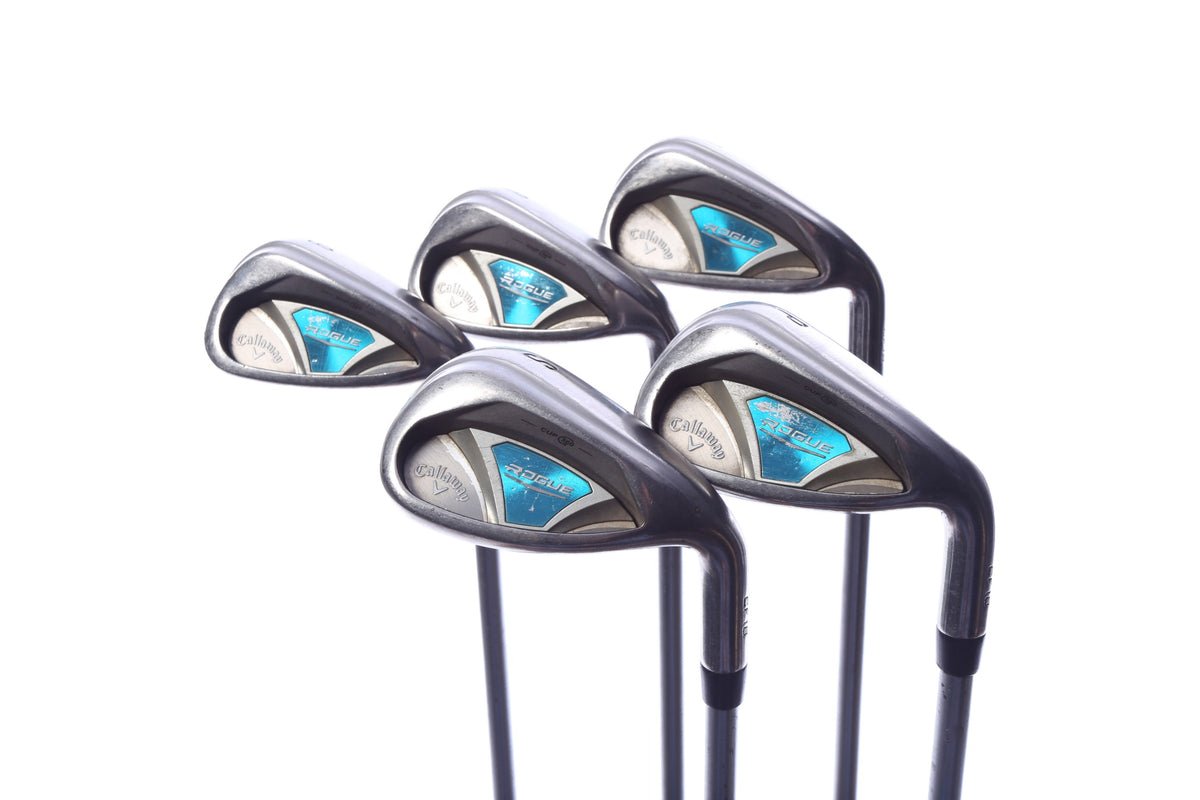 Used Callaway Rogue Iron Set - Right-Handed - 7-PW, SW - Ladies Flex