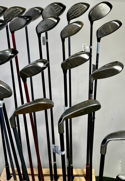 Wholesale Lot of 24 Callaway Drivers, Fairway Woods, Hybrids, And Single Irons-Next Round