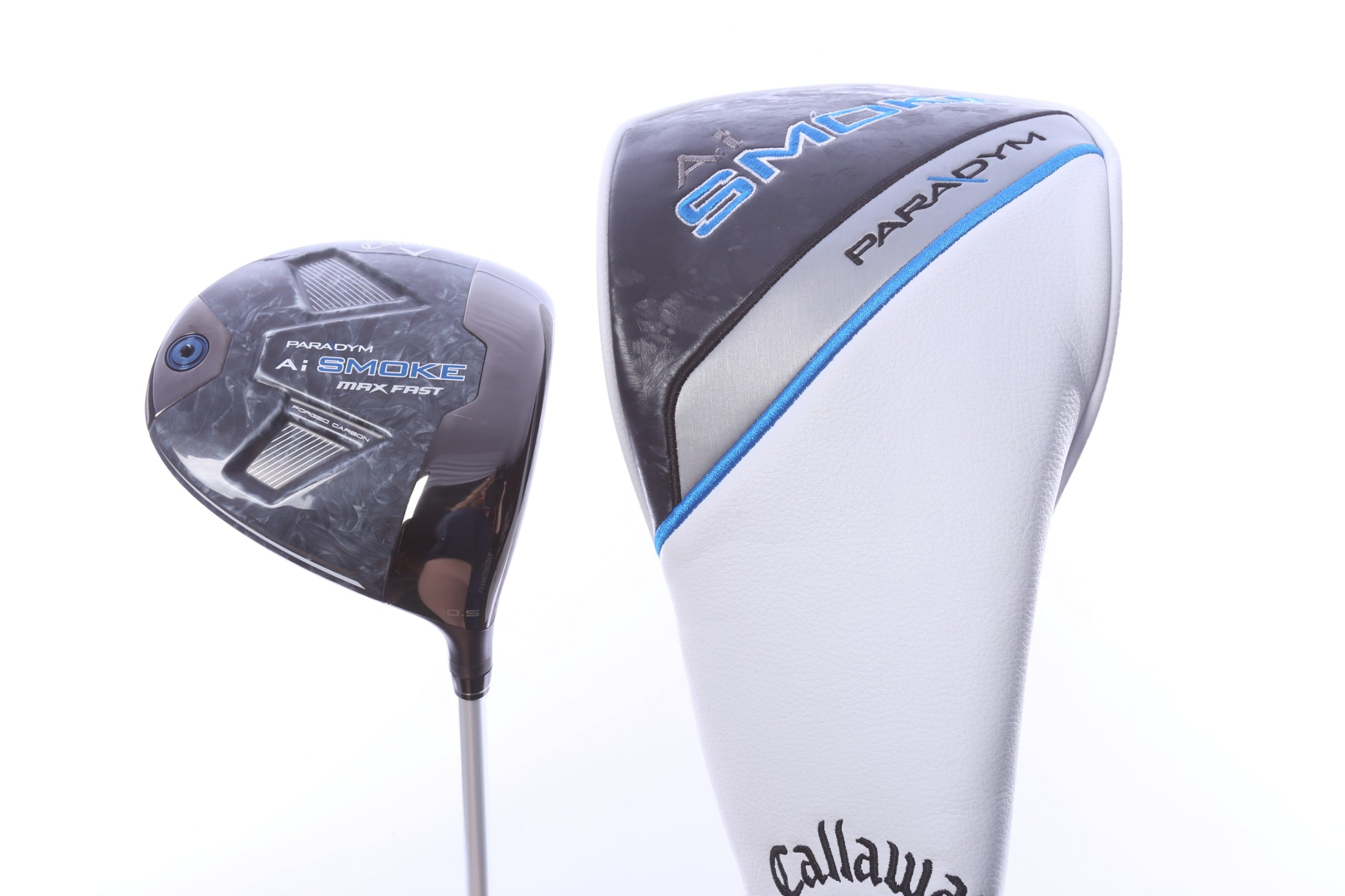 Used Callaway Paradym Ai Smoke MAX Fast Driver - 10.5 Degrees - Ladies Flex Mitsubishi ELDIO White 40 - Right-Handed-Next Round