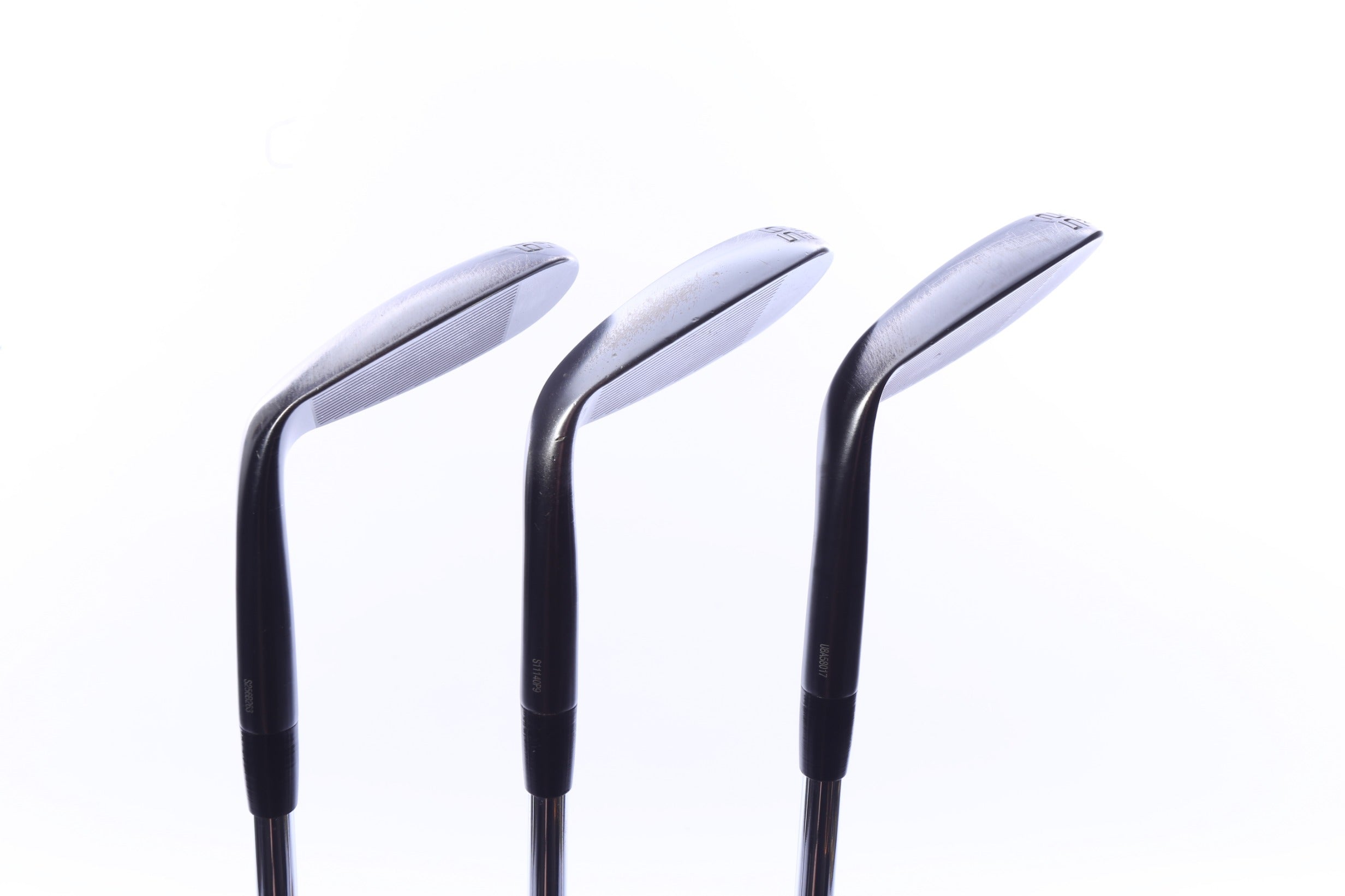 Used Cleveland RTX ZipCore Black Satin Wedge Set - Right-Handed - 52*, 56*, 60* - Variable Flex