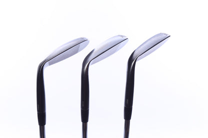 Used Cleveland RTX ZipCore Black Satin Wedge Set - Right-Handed - 52*, 56*, 60* - Variable Flex