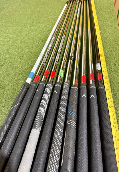Wholesale Lot of 20 Golf Shafts- Assorted Fitting Irons Shafts-Next Round