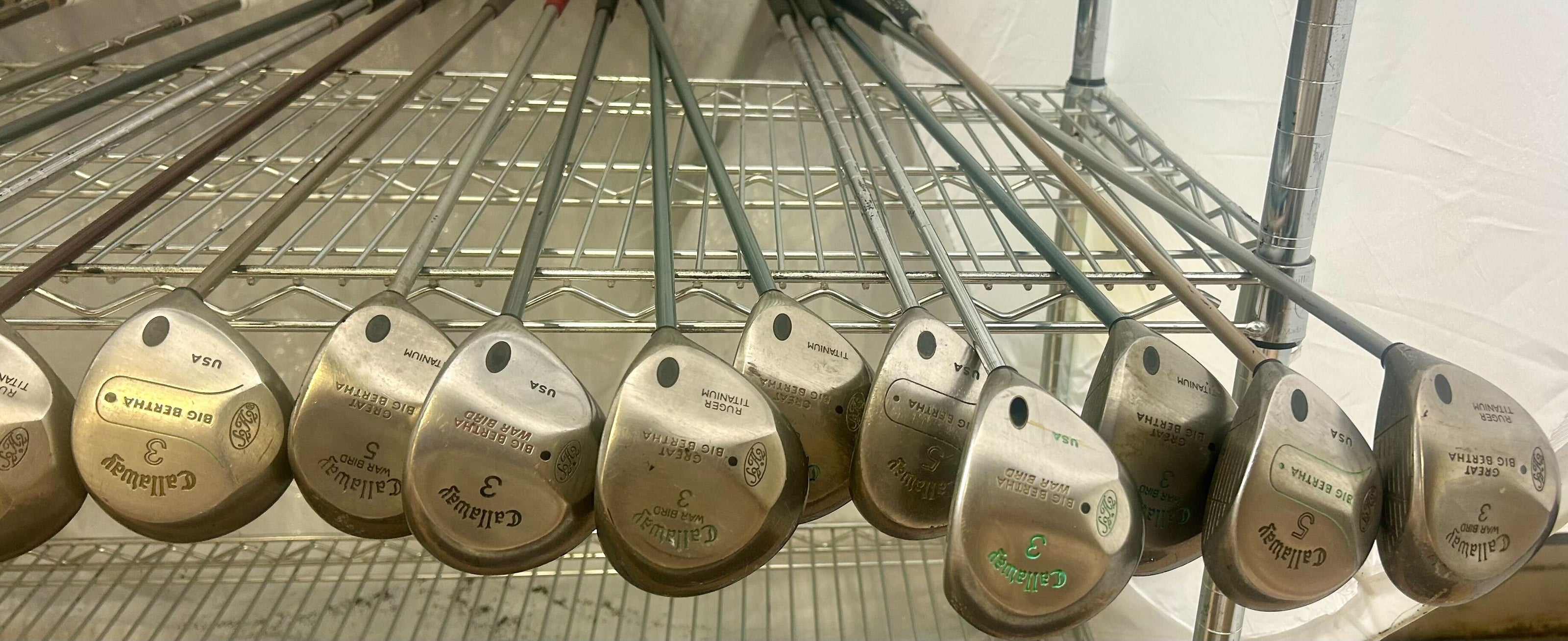 Wholesale Lot of 40 Golf Clubs - All Right Handed - Callaway and Cobra Woods-Next Round