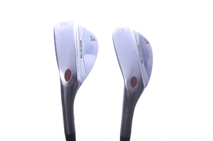 Used TaylorMade Milled Grind Wedge Set - Left-Handed - 56*, 60* - Wedge Flex