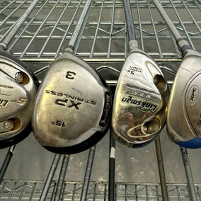 Wholesale Lot of 40 Golf Clubs - Assorted Woods and Drivers - Left/Right-Handed-Next Round