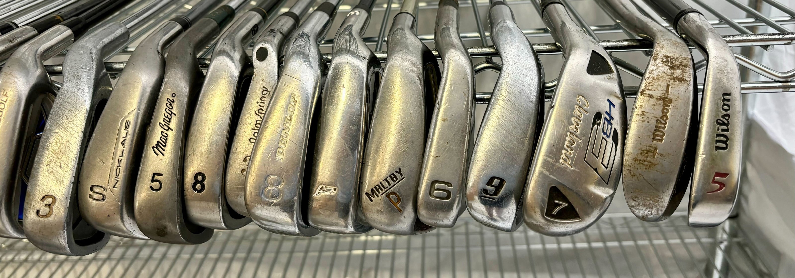 Wholesale Lot of 50 Golf Clubs - Assorted Irons and Wedges-Next Round