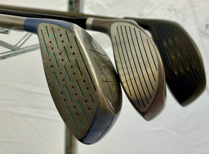 Wholesale Lot of 30 Golf Clubs - Wilson, Maxfli, and Mizuno Fairway Woods-Next Round