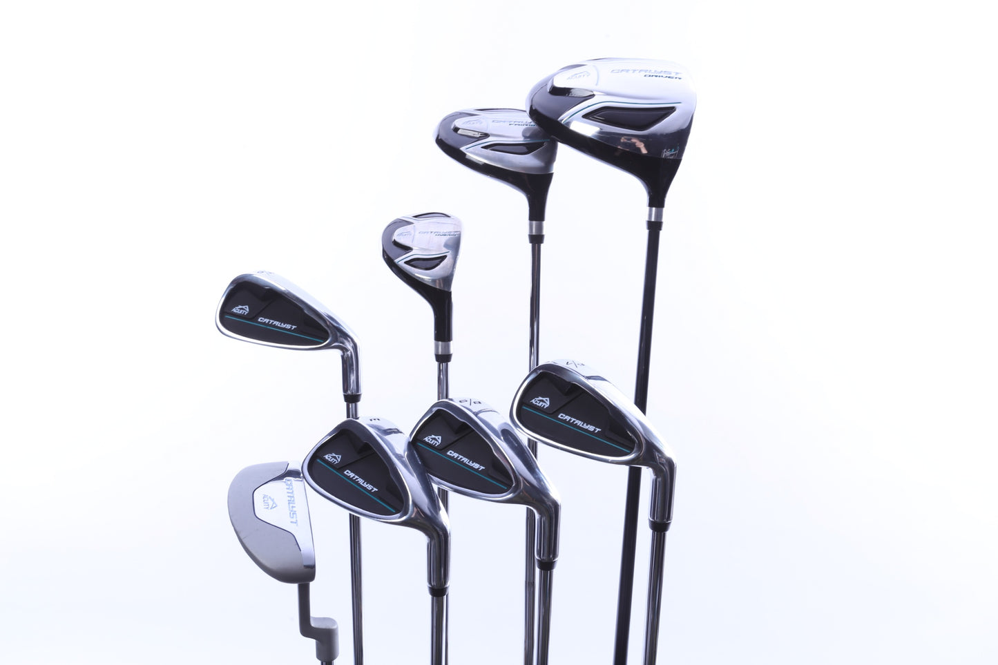 Used Acuity Catalyst Complete Set - Right-Handed - Dr, FW, HY, 4/5, 6/7, 8/9, PW, Putter - Ladies Flex-Next Round