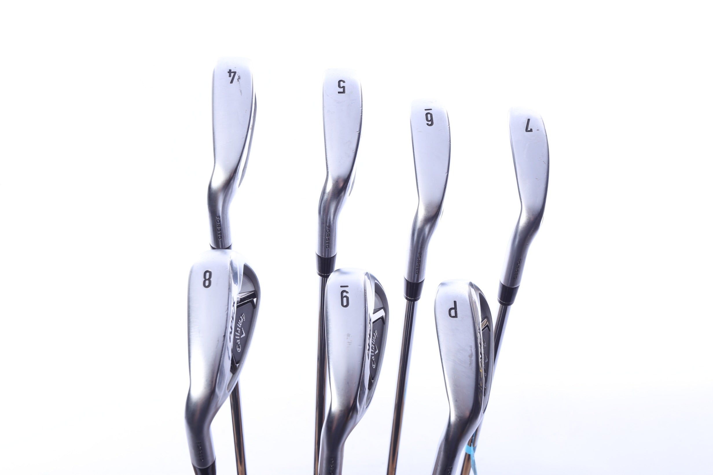 Used Callaway Apex DCB Iron Set - Left-Handed - 4-PW - Stiff Flex