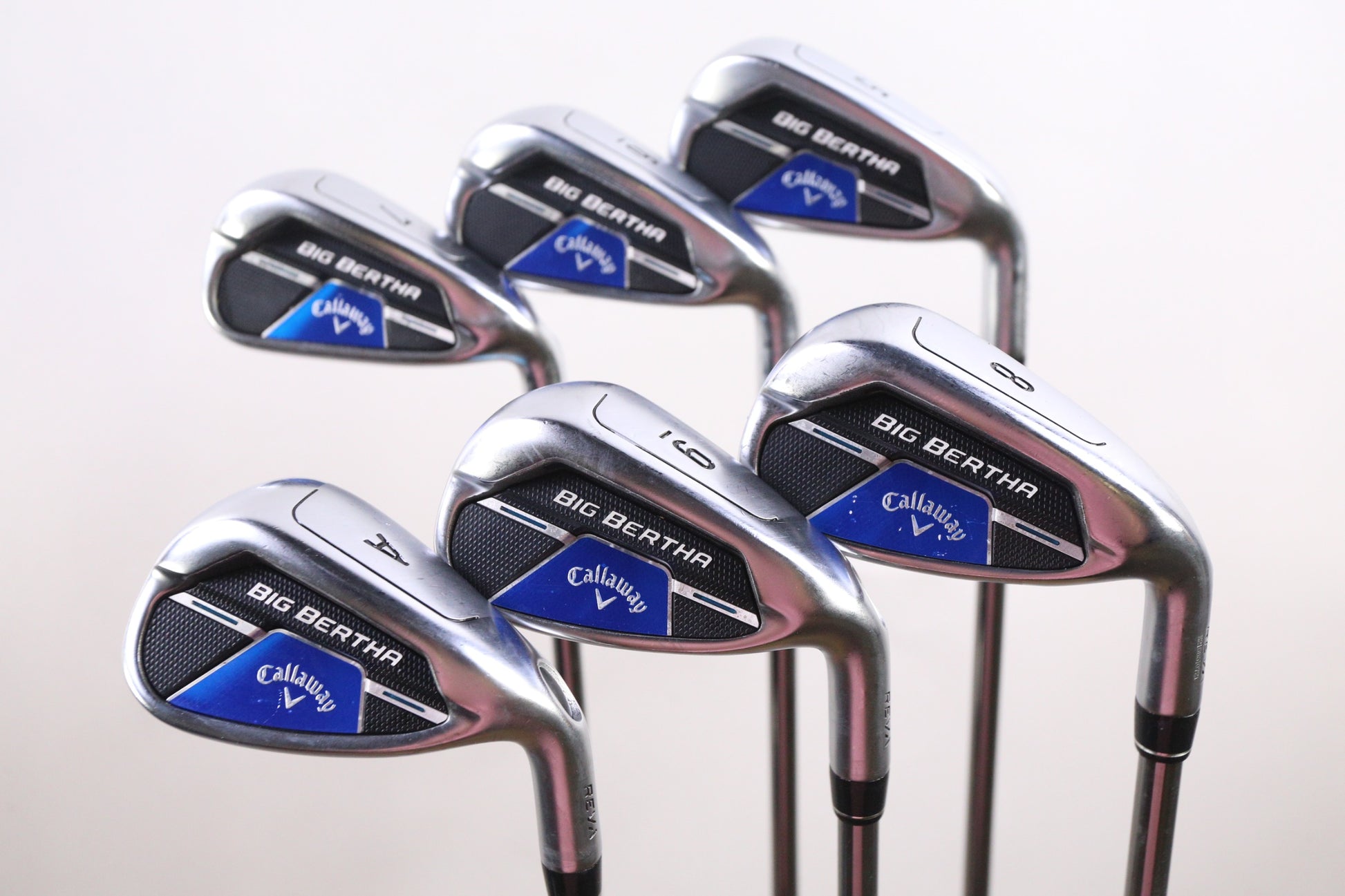 Used Callaway Big Bertha REVA Iron Set - Right-Handed - 5-9, AW - Ladies Flex-Next Round