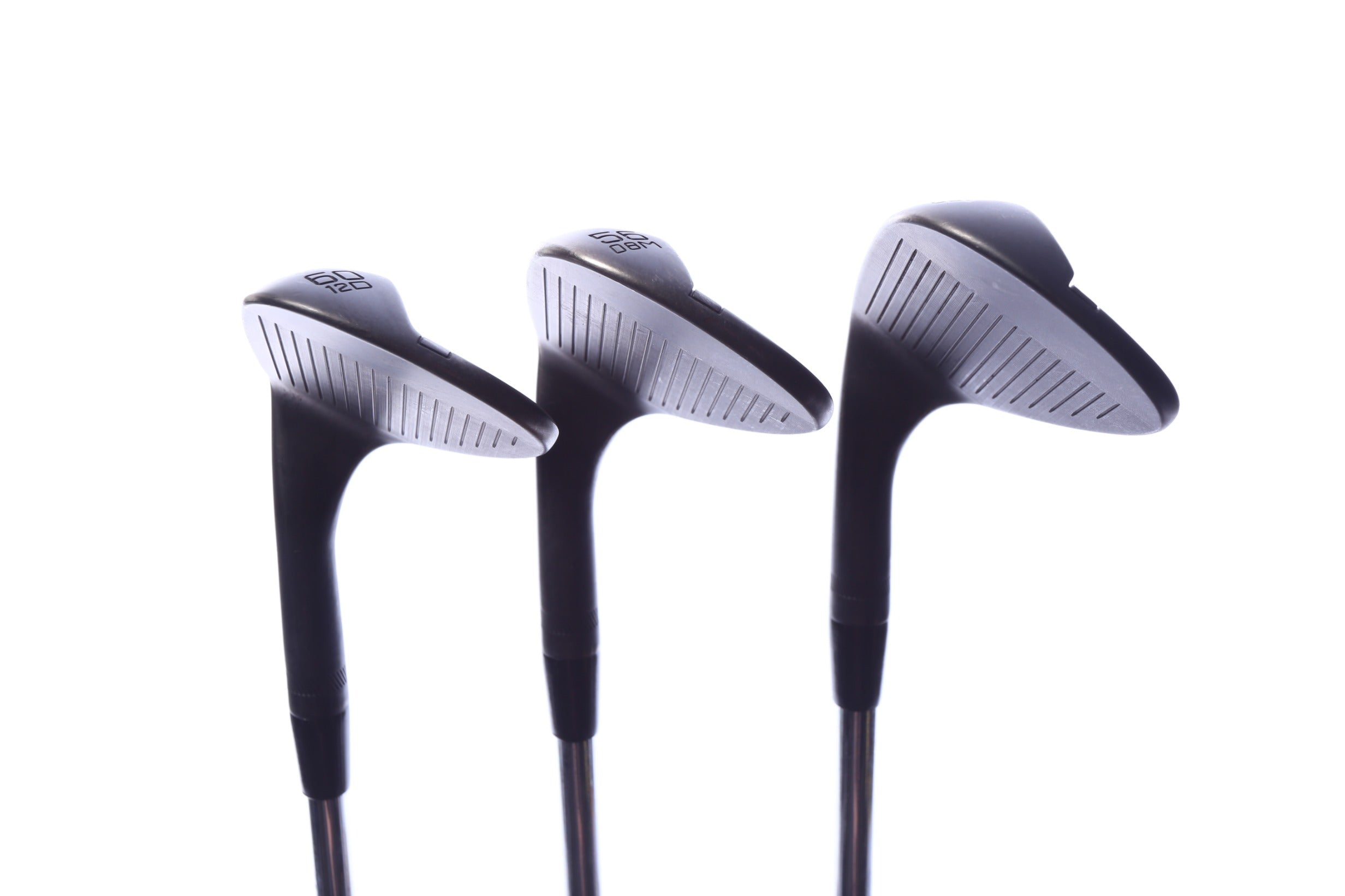 Used Titleist Vokey SM8 Jet Black Wedge Set - Right-Handed - 50*, 56*, 60* - Wedge Flex-Next Round