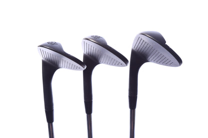 Used Titleist Vokey SM8 Jet Black Wedge Set - Right-Handed - 50*, 56*, 60* - Wedge Flex-Next Round